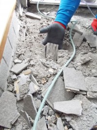 玄関タイルを貼替えて外出も気持ちよく 玄関タイルを貼替えて外出も気持ちよく